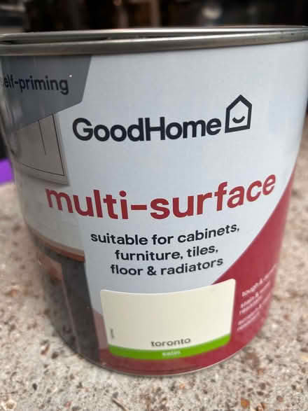 Photo of free tin cream-coloured paint for interior wood/metal (Sydenham SE26) #1