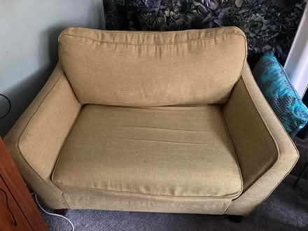 Photo of free Yellow 2 seater sofa (Mount Florida G42) #1