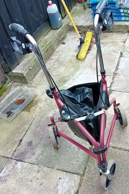 Photo of free Adult three wheeled walker with bag (Denton M34) #2