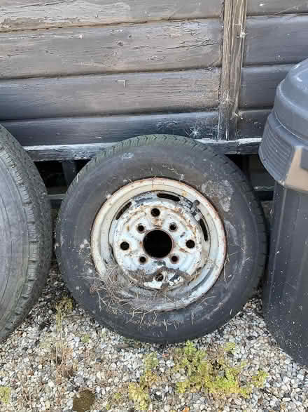 Photo of free 1970s Spitfire wheel (highwood) #1