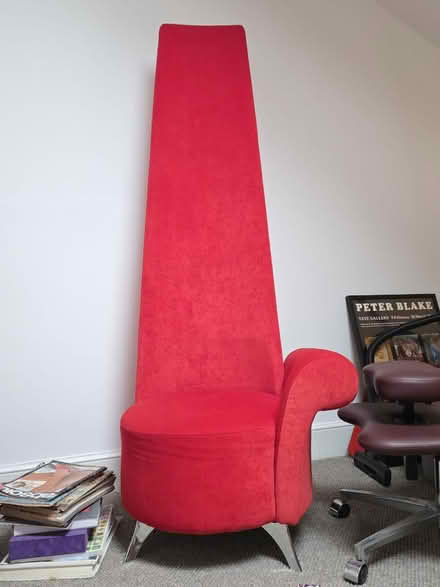 Photo of free Matching red potenza armchairs (UB2) #3