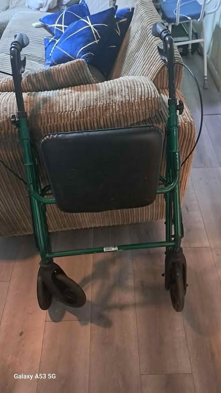 Photo of free Walking frame with wheels (CR0) #3