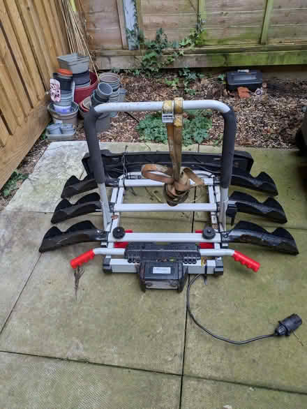 Photo of free Bike carrier for 3 bikes - for a car tow bar (Harborne B17) #1