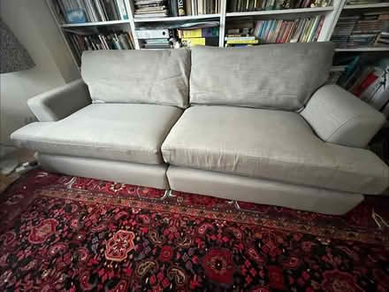 Photo of free Next grey sofa (OX4 near Donnington Bridge) #2