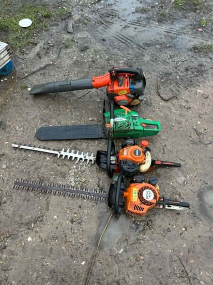 Photo of free Two hedge cutters chainsaw & blower (CT5) #1