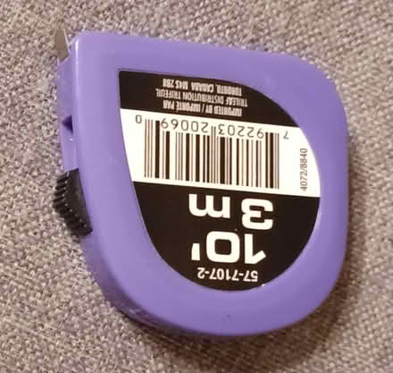 Photo of free 10' purple tape measure (Hollymead) #1