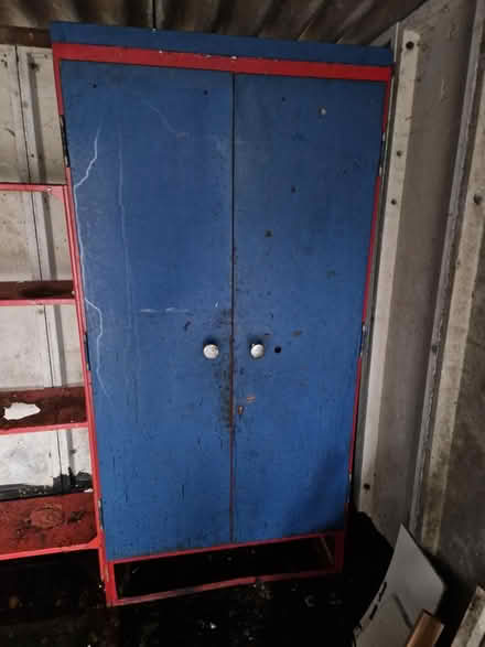 Photo of free Large metal cupboard (Blandford Forum) #1