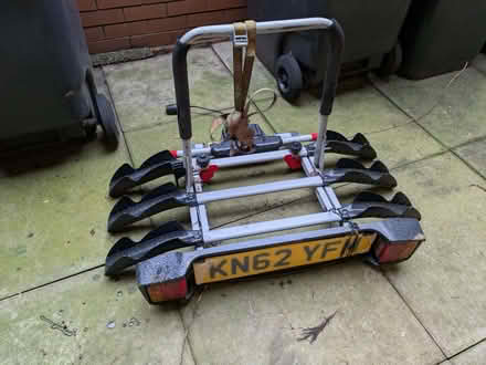 Photo of free Bike carrier for 3 bikes - for a car tow bar (Harborne B17) #2