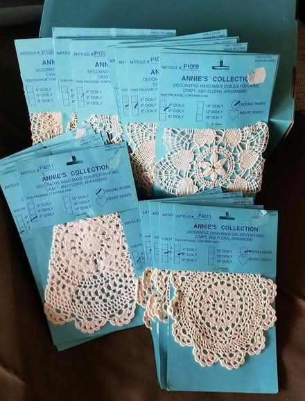 Photo of free New Decorative Hand Made Doilies (general Lynnwood and east side) #1
