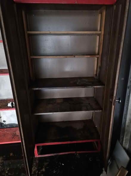 Photo of free Large metal cupboard (Blandford Forum) #2
