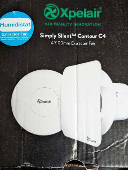 Photo of free Xpelair Simply Silent 4"/100mm Humidistat Extractor Fan (Heartsease NR7) #2