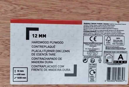 Photo of free Large offcut of 12mm plywood (Grove OX12) #1