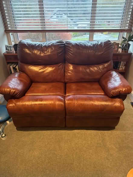 Photo of free Brown leather sofas (Chorleywood House estate WD3) #2