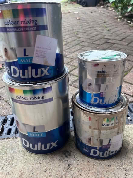 Photo of free 4 tins matching paint (Sydenham SE26) #1
