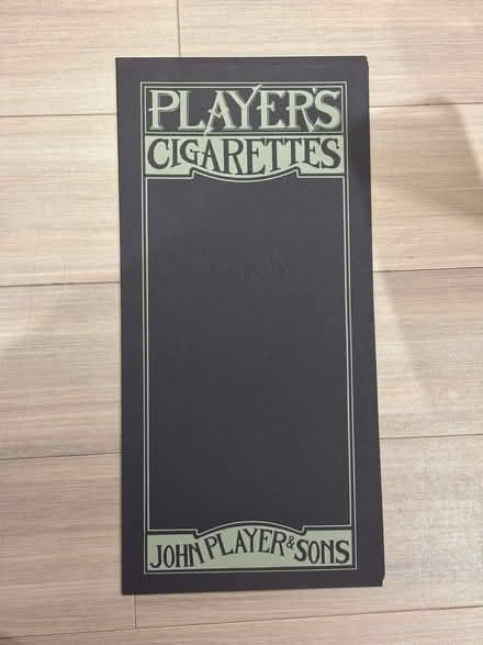 Photo of free Screen printed backing sheets for cigarette card mounting. (Hook Heath GU21) #1