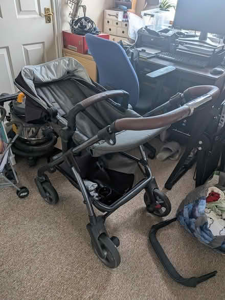 Photo of free Silver cross pram (Condover, Shrewsbury) #1