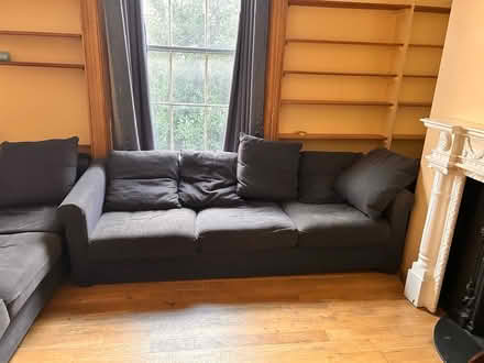 Photo of free 2 large grey sofas (N7) #2