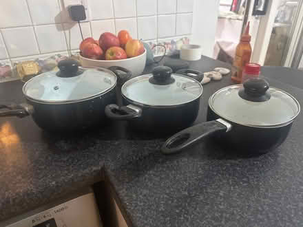 Photo of free 3 Sauce Pans (Thamesmead) #1