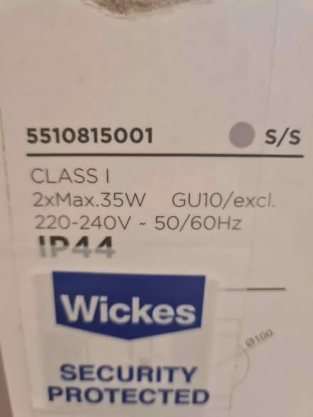 Photo of free Exterior light fitting (Caversham RG4) #2