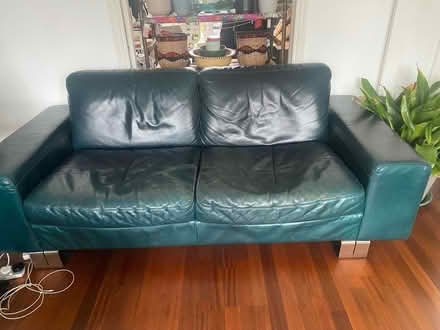 Photo of free Two leather sofas (East Molesey) #1