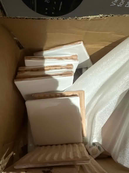 Photo of free 16 small white wall tiles new (Se6 2ha) #2