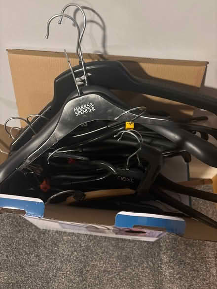 Photo of free Plastic coat hangers (Rolleston on Dove DE13) #1