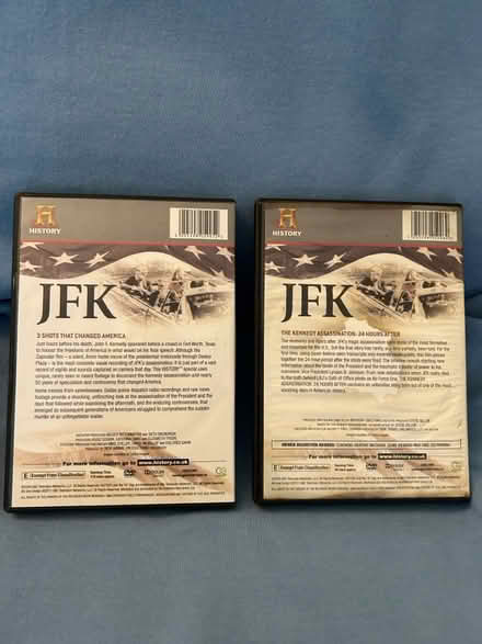 Photo of free JFK the assassination DVDs (Jennetts park RG12) #2