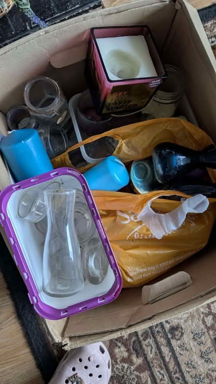Photo of free Assorted jars and candles (Kirk Hallam DE7) #1
