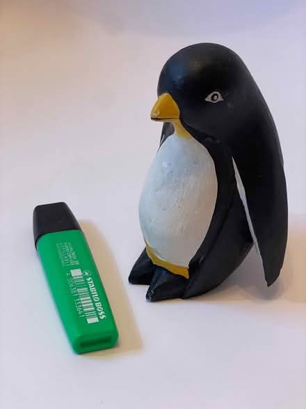 Photo of free Wooden penguin ornament (London Rd, HW HP11) #2