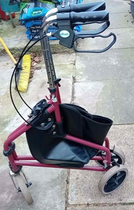 Photo of free Adult three wheeled walker with bag (Denton M34) #4