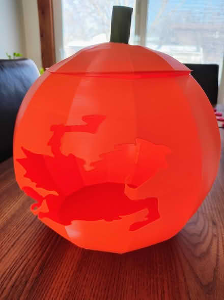 Photo of free Large Plastic Pumpkin (Westmont) #2