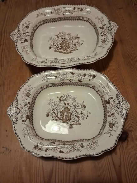 Photo of free 2 Porcelain Serving Dishes (Bethel LL55) #3