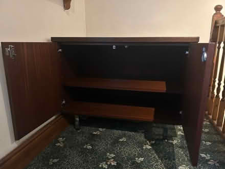 Photo of free Heavy wooden cabinet (Pallet Hill CA11) #2