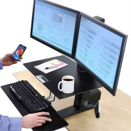 Photo of free WorkFit-S Adjust Height Workstation (Old Ottawa South) #2