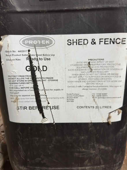 Photo of free Gold shed & fence paint (CT5) #1