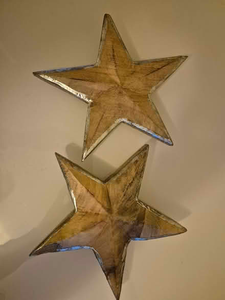 Photo of free Wooden star decorations (Sw155au, Barnes) #3
