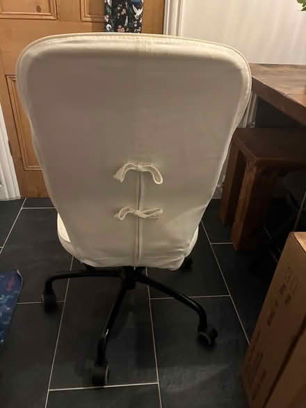 Photo of free IKEA white desk chair (Walton, Chesterfield S40) #2