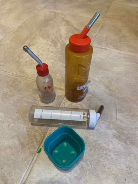 Photo of free 3 small pet water bottles (Abbots Langley (WD5)) #1