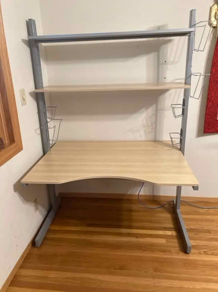 Photo of free IKEA desk with extra shelf (Near Rainbow and Stelling) #2