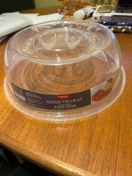 Photo of free Microwave Plate cover (Overstone Lodge) #1