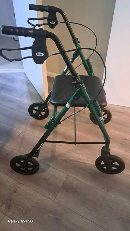 Photo of free Walking frame with wheels (CR0) #1
