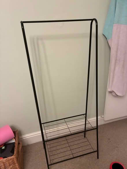 Photo of free Clothes rail with shelves (BS6) #1