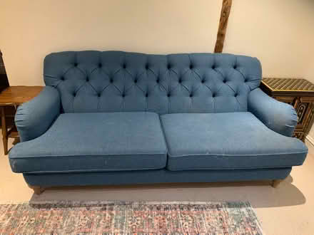 Photo of free Blue sofa (Brookend GL13) #1