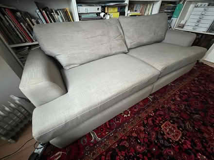 Photo of free Next grey sofa (OX4 near Donnington Bridge) #1