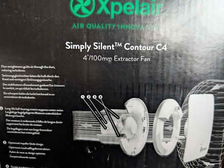 Photo of free Xpelair Simply Silent 4"/100mm Humidistat Extractor Fan (Heartsease NR7) #3
