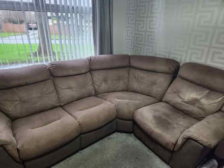 Photo of free recliner corner sofa and electric recliner chair usb charger (Kirkcaldy KY1) #1