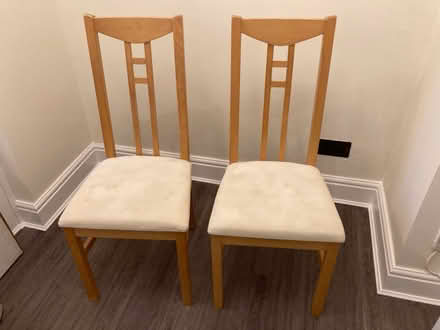 Photo of free Pair of dining chairs (Kendal LA9) #1
