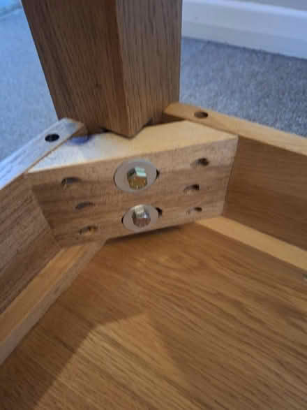 Photo of free Dining table and 4 chairs (Woodley RG5) #3