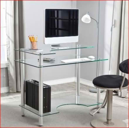Photo of free Glass computer desk (Gamblesby CA10) #1