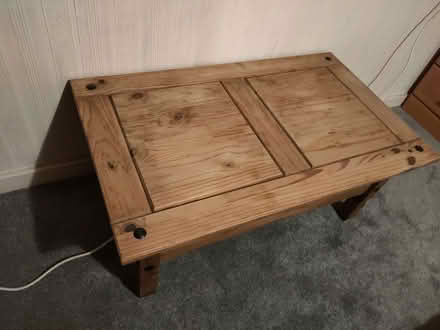 Photo of free Wooden coffee table in good condition just needs a wipe (Hillmorton CV21) #2